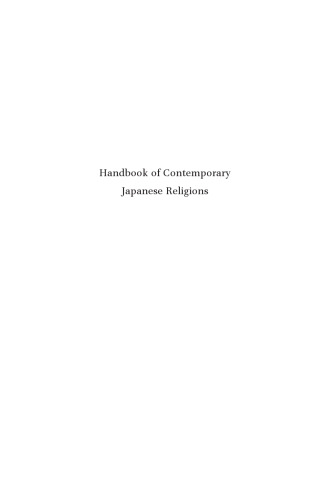 Handbook of Contemporary Japanese Religions