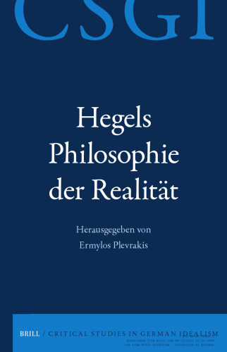 Hegels Philosophie der Realität