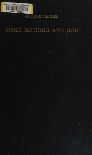 Being, Nothing and God: A Philosophy of Appearance