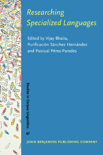 Researching Specialized Languages (Studies in Corpus Linguistics)