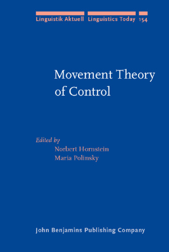 Movement Theory of Control (Linguistik Aktuell Linguistics Today)