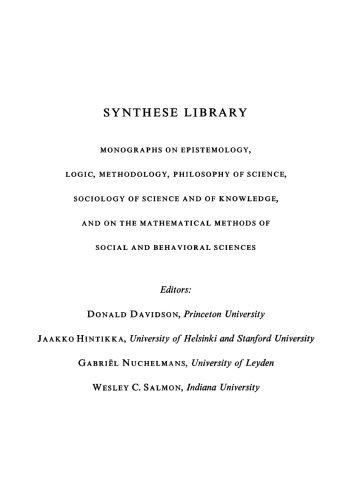 Models for Modalities: Selected Essays