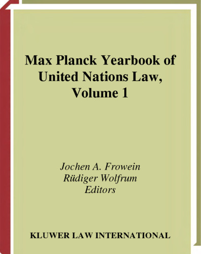 Max Planck Yearbook of United Nations Law