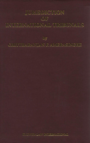 Jurisdiction of International Tribunals