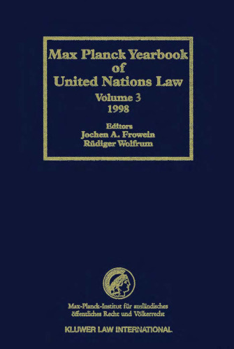 Max Planck Yearbook of United Nations Law