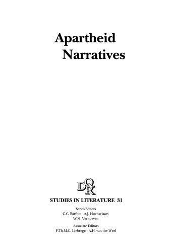 Apartheid Narratives