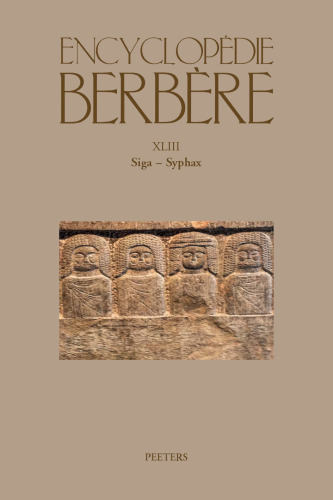 Encyclopedie berbere. Fasc. XLIII: Siga - Syphax