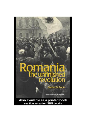 Romania: The Unfinished Revolution