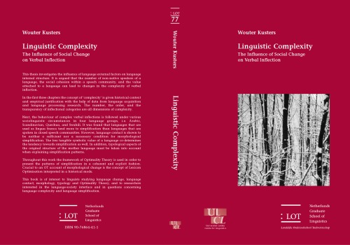 Linguistic Complexity: The Influence of Social Change on Verbal Inflection