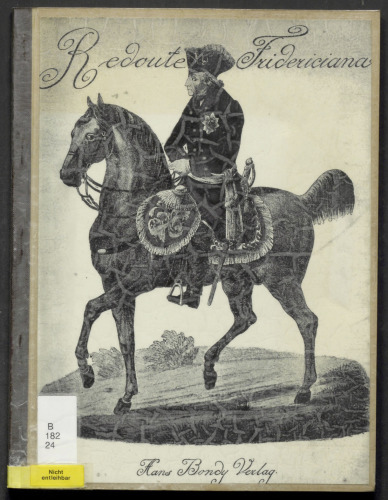 Redoute Fridericiana. Festschrift
