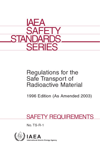 Regulations for the safe transport of radioactive material