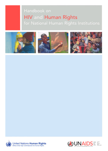 Handbook on HIV and Human Rights for National Human Rights Institutions