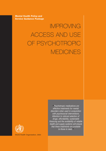 Improving Access and of Psychotropic Medicines