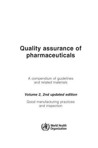 Good Manufacturing Practices and Inspection