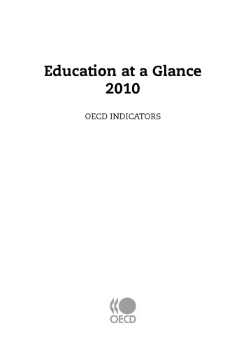 Education at a Glance 2010: OECD Indicators