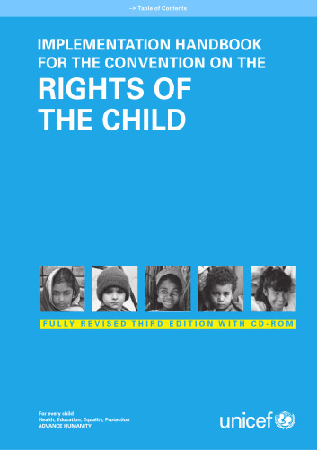Implementation Handbook for the Convention on the Rights of the Child