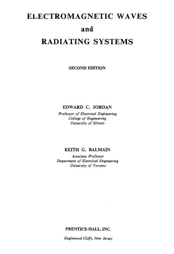Electromagnetic Waves & Radiating Systems