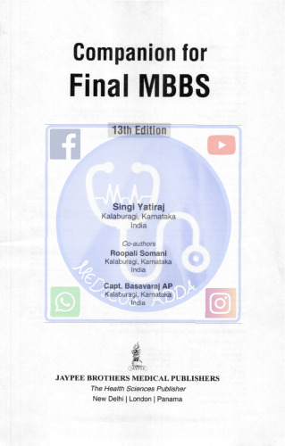 Companion for Final MBBS