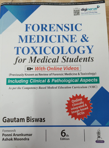 Forensic Medicine & Toxicology for Medical Students