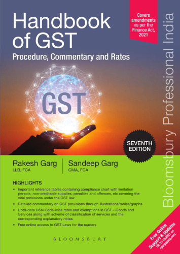 Handbook of GST: Procedure, Commentary and Rates