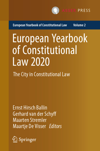 European Yearbook of Constitutional Law 2020: The City in Constitutional Law