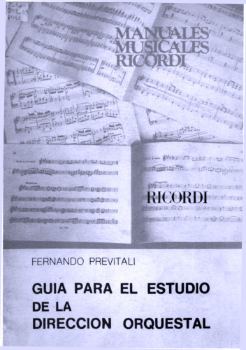 Guía para el estudio de la dirección orquestal