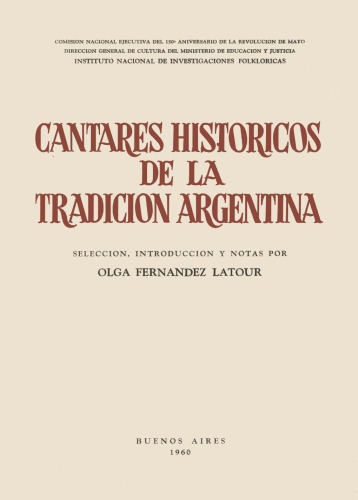 Cantares Historicos Argentinos