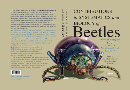 Contributions to Systematics and Biology of Beetles. Papers Celebrating the 80th Birthday of Igor Konstantinovich Lopatin