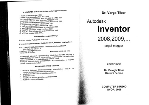 Autodesk Inventor 2008, 2009, ...