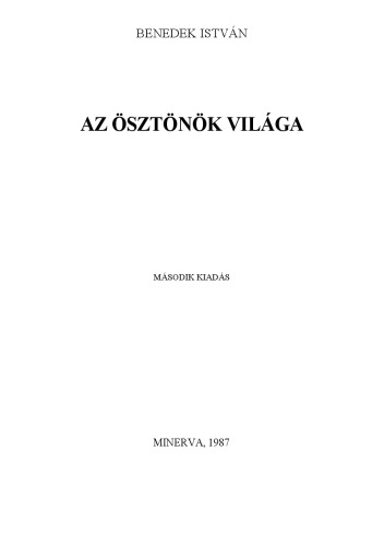 Az ösztönök világa