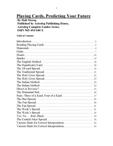 Playing Cards: Predicting Your Future (Astrolog Complete Guide)