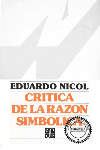 Crítica de la razón simbólica