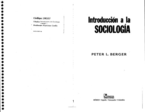 Introducción a la sociología
