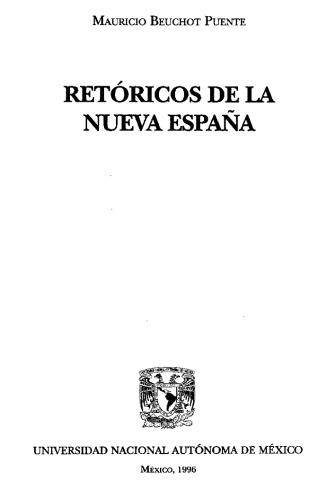 Retóricos de la Nueva España