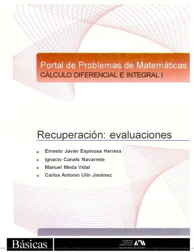 Portal de Problemas de Matematicas Calculo Diferencial e Integral I Recuperacion Evaluaciones