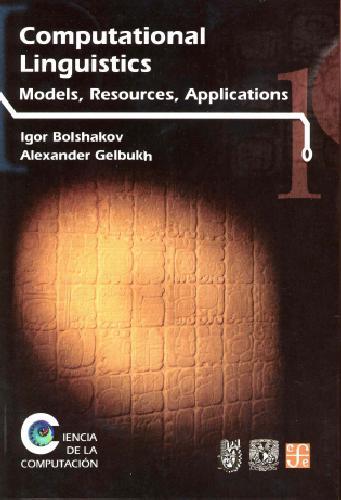 Computational Linguistics