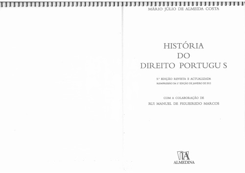 Historia do Direito Português