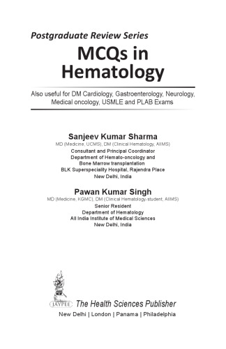 Postgraduate Review Series: MCQs in Hematology