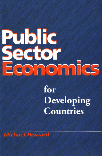 Public Sector Economics For Developing Countries