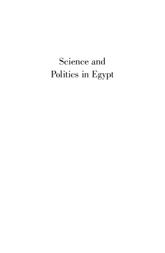 Science & Politics in Egypt: A Life's Journey
