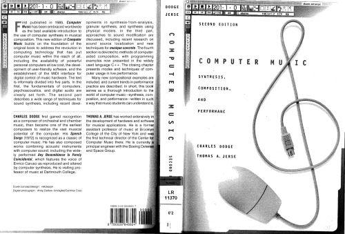 Computer Music: Synthesis, Composition, and Performance