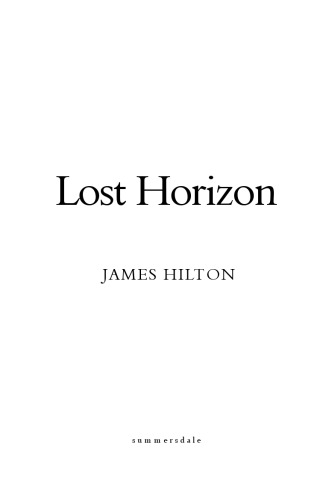 Lost Horizon : A Novel