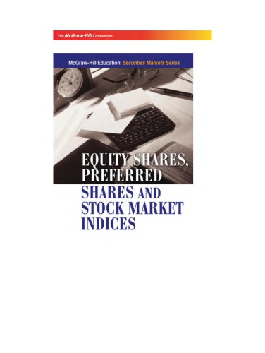 Equity shares, preferred shares and stock market indices