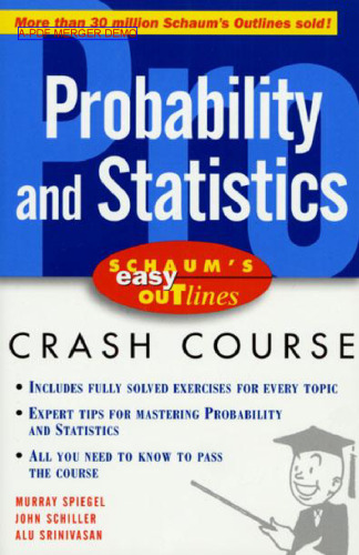 Schaum's Outline of Probability and Statistics