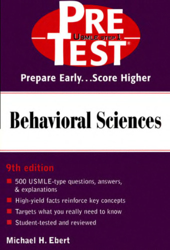 Behavioral Sciences: PreTest Self-Assessment and Review, 9th Edition