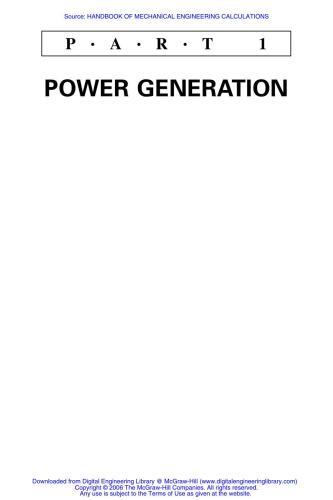 Handbook of Mechanical Engineering Calculations,