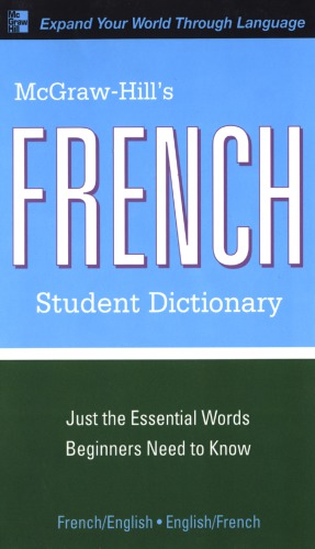 McGraw-Hill's French student dictionary