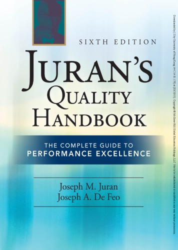 Juran’s Quality Handbook