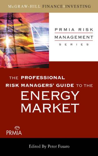 The professional risk managers' guide to the energy market