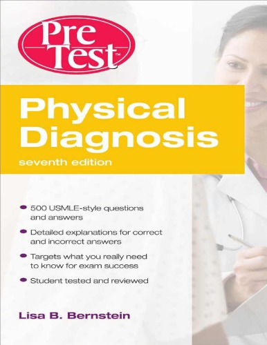 Physical Diagnosis PreTest Self Assessment And Review